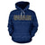 Guam Polynesian Hoodie Guaman Latte Stone Pattern Blue - Polynesian Pride