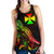 Wallis and Futuna Polynesian Women Tank Top - Turtle With Blooming Hibiscus Reggae - Polynesian Pride