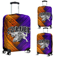 Samoa Luggage Covers - Warrior Style Polynesian Patterns Purple - Polynesian Pride