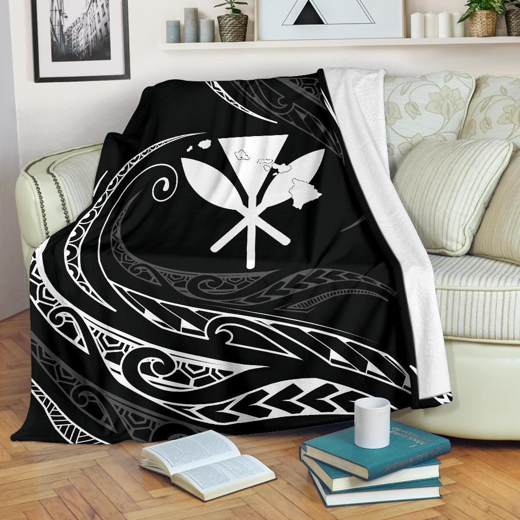 Kanaka Premium Blanket - White - Frida Style White - Polynesian Pride