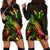 Kosrae Polynesian Hoodie Dress - Turtle With Blooming Hibiscus Reggae Reggae - Polynesian Pride