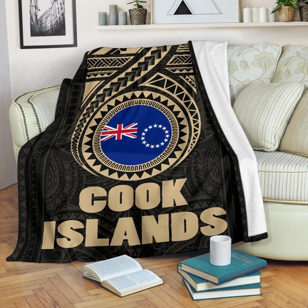 Cook Islands Premium Blanket White - Polynesian Pride