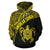 American Samoa Hoodie American Samoa Seal In Turtle Polynesian Tattoo Yellow - Polynesian Pride