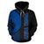 New Caledonia Polynesian Custom Hoodie Blue Line - Polynesian Pride