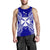 Wallis And Futuna Polynesian Men Tank Top Map Blue Blue - Polynesian Pride