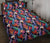 Hawaii Quilt Bed Set Tropical Flower AH Black - Polynesian Pride