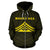Hawaii Mauna Kea Polynesian Zip up Hoodie Yellow - Polynesian Pride