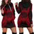 Federated States of Micronesian Hoodie Dress Map Red Red - Polynesian Pride