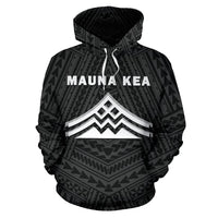 Hawaii Mauna Kea Polynesian Hoodie White - Polynesian Pride