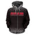 Guam All Over Zip up Hoodie Fog Black Version - Polynesian Pride