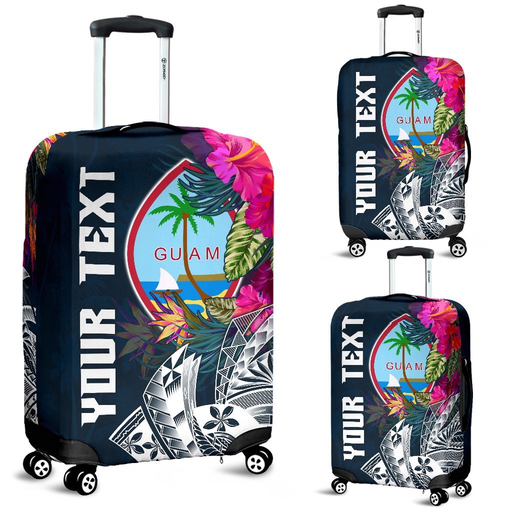 Guam Custom Personalised Luggage Covers - Summer Vibes - Polynesian Pride