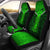 New Zealand Maori Rugby Car Seat Covers Pride Version - Green - Polynesian Pride