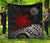 American Samoa Polynesian Premium Quilt - American Samoa Seal & Red Turtle - Polynesian Pride