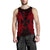 Wallis And Futuna Polynesian Men Tank Top Map Red Red - Polynesian Pride