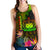 Samoa Polynesian Women's Racerback Tank - Hibiscus and Banana Leaves - Polynesian Pride