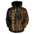 Tonga Polynesian Custom Zip up Hoodie Coconut Gold - Polynesian Pride