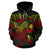 New Caledonia Polynesian Hoodie Turtle Hibiscus Reggae - Polynesian Pride