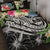 Guam Polynesian Quilt Bed Set - Summer Plumeria (Black) Black - Polynesian Pride