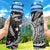 Kosrae State Custom Personalised Hydro Tracking Bottle - Wings Style Hydro Tracking Bottle - Kosrae 32oz Large Black - Polynesian Pride