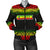 Chuuk Women's Bomber Jacket - Fog Reggae Style Reggae - Polynesian Pride