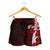 Vanuatu Polynesian Women's Shorts - Coat Of Arm With Hibiscus - Polynesian Pride