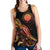 CNMI Polynesian Women Tank Top - Turtle With Blooming Hibiscus Gold - Polynesian Pride