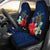 Hawaiian Turtle Hibiscus Polynesian Car Set Cover - Blue - Edna Style - AH - Polynesian Pride