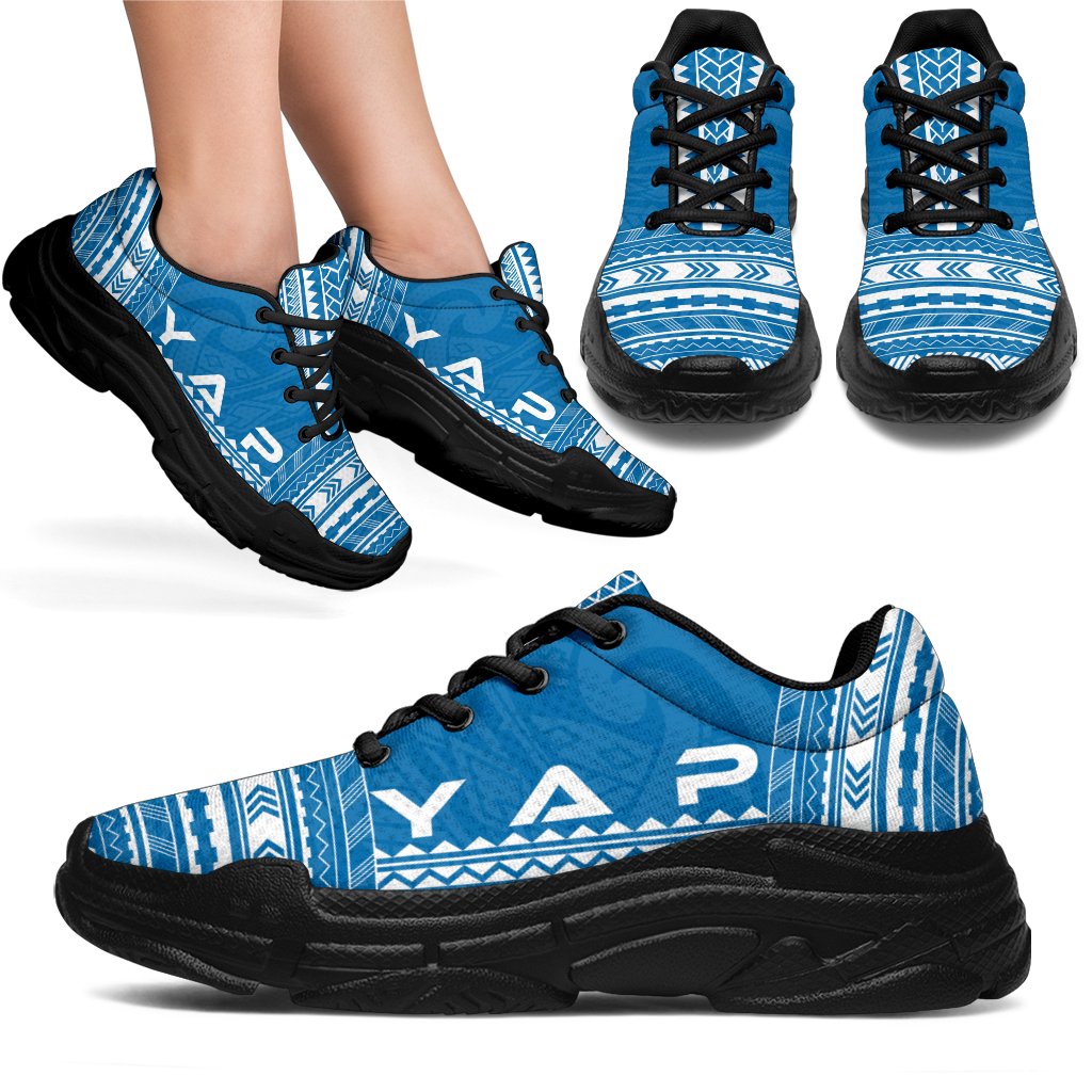 Yap Chunky Sneakers - Polynesian Chief Flag Version - Polynesian Pride