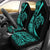 Hawaii Turtle Map Polynesian Car Seat Covers - Turquoise - Circle Style - Polynesian Pride