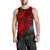 Samoa Polynesian Men's Tank Top - Red Turtle - Polynesian Pride