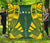 Society Islands Premium Quilt - Society Islands Flag Polynesian Yellow Tattoo - Polynesian Pride