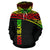 Cook Islands Polynesian Hoodie Curve Reggae - Polynesian Pride