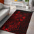 Palau Area Rugs Turtle Hibiscus Red Red - Polynesian Pride