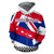 PROTECTORS Hawaii Flag Poly Tribal Zipper Hoodie - Polynesian Pride