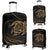 Hawaii Turtle Luggage Covers - Gold - Frida Style Black - Polynesian Pride