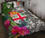 Fiji Quilt Bed Set White - Turtle Plumeria Banana Leaf White - Polynesian Pride