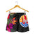 Tahiti All Over Print Women's Shorts - Polynesian Hibiscus Pattern - Polynesian Pride