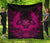 Hawaii Owl Hibiscus Plumeria Premium Quilt - Pink Pink - Polynesian Pride