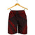 Tokelau Men's Shorts - Polynesian Chief Red Version - Polynesian Pride