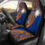 Marshall Islands Polynesian Car Seat Covers - Tribal Tattoo Universal Fit Blue - Polynesian Pride