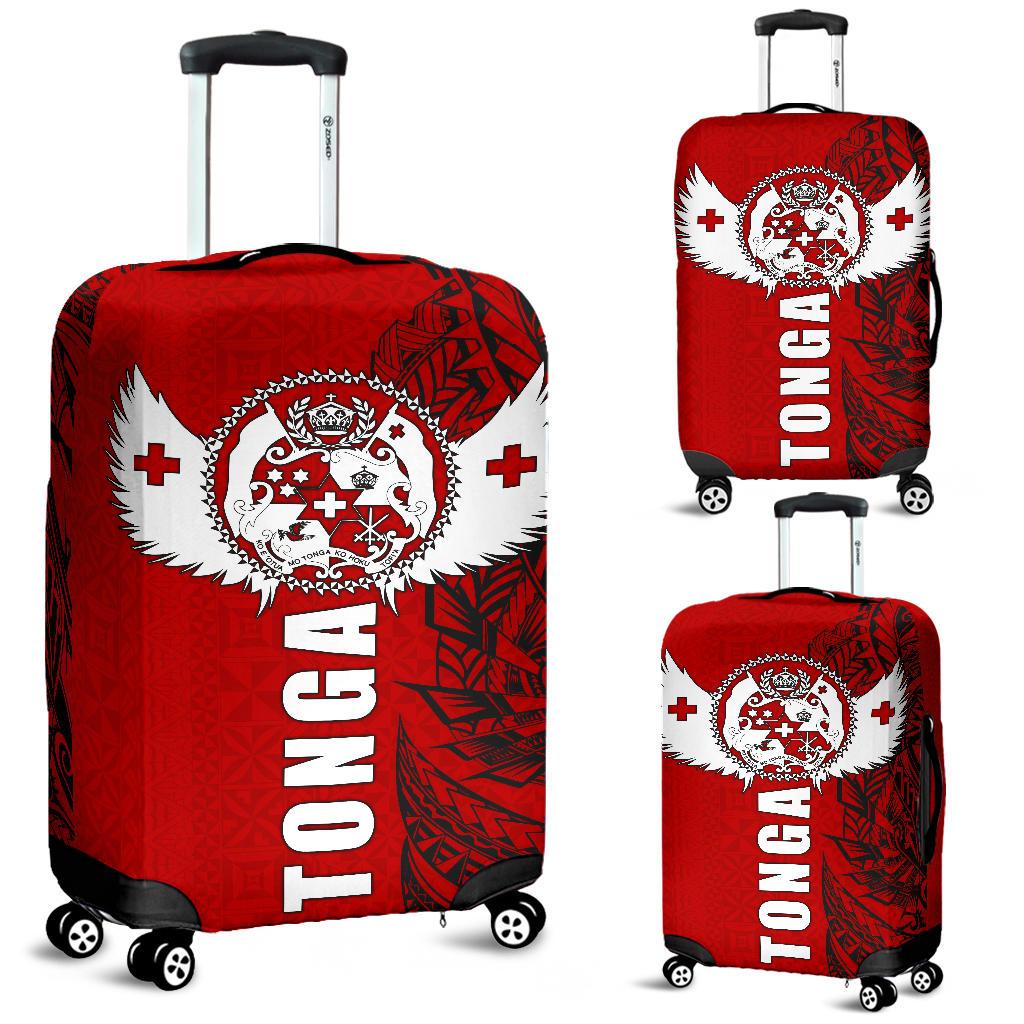 Tonga Polynesian Luggage Cover - Tonga Wings - Polynesian Pride