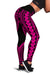 Hawaii Polyneisan Pink Color Special Tribal Women's Leggings White - Polynesian Pride