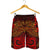 Guam Polynesian Men's Shorts - Red Shark Polynesian Tattoo - Polynesian Pride