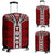 Tonga Polynesian Luggage Covers - Tongan Ngatu Pattern Red - Polynesian Pride