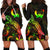 Pohnpei Polynesian Hoodie Dress - Turtle With Blooming Hibiscus Reggae Reggae - Polynesian Pride