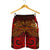 Vanuatu Polynesian Men's Shorts - Red Shark Polynesian Tattoo - Polynesian Pride