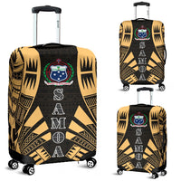 Samoa Luggage Cover - Polynesian Tattoo Gold Gold - Polynesian Pride