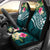 Wallis and Futuna Polynesian Car Seat Covers - Summer Plumeria (Turquoise) Universal Fit Turquoise - Polynesian Pride