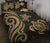 Papua New Guinea Quilt Bed Set - Gold Tentacle Turtle Gold - Polynesian Pride