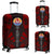 Tahiti Luggage Cover - Polynesian Tattoo Red Red - Polynesian Pride